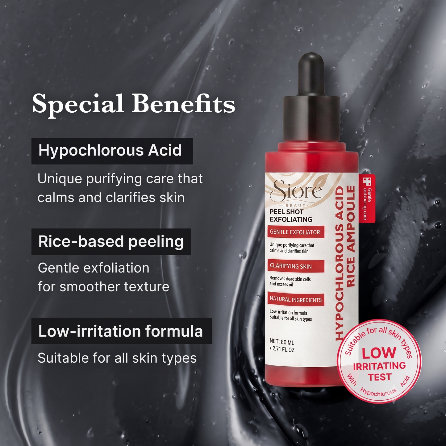 Sioré Body Refining Peel Shot | Geef Je Huid Een Stralende Glow