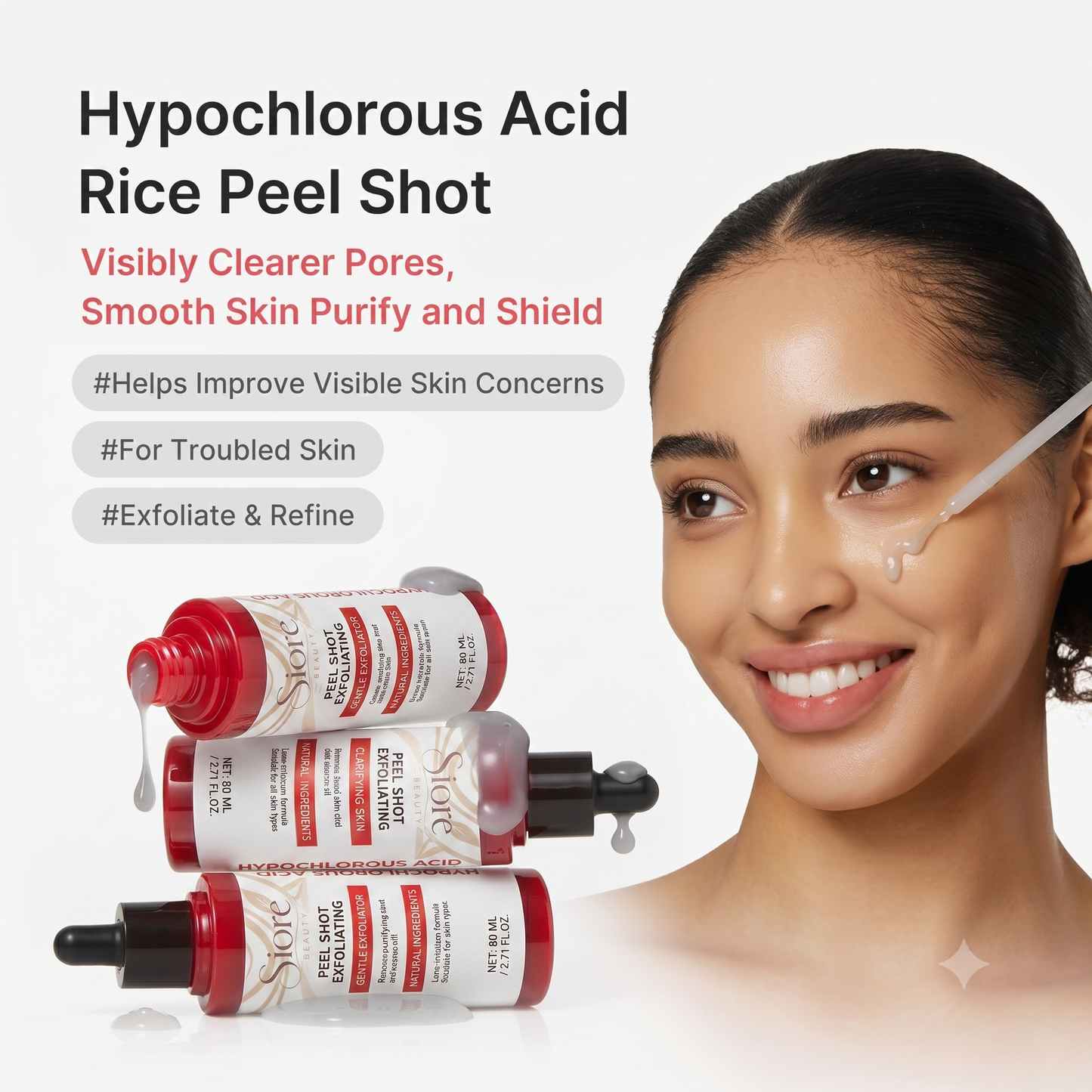 Sioré Body Refining Peel Shot | Geef Je Huid Een Stralende Glow