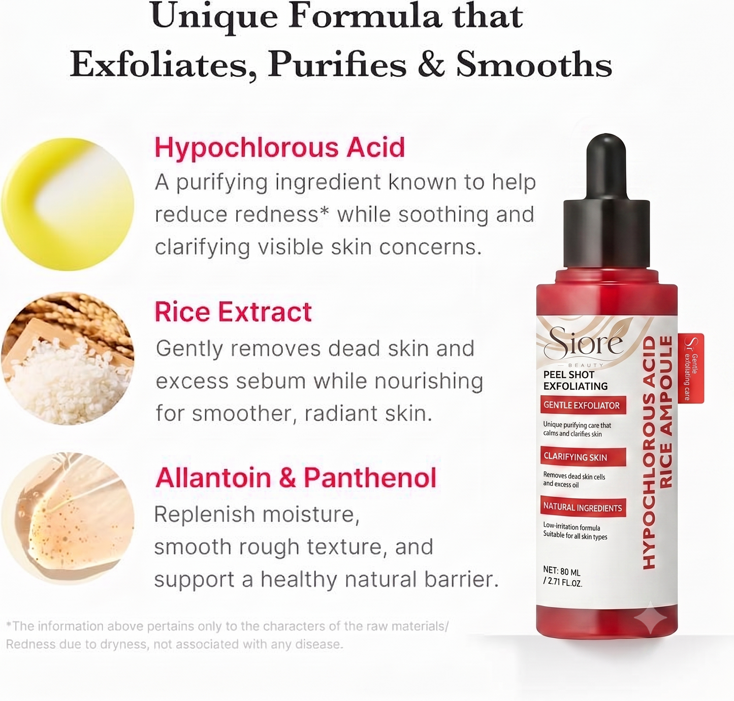 Sioré Body Refining Peel Shot | Geef Je Huid Een Stralende Glow