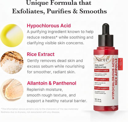 Sioré Body Refining Peel Shot | Geef Je Huid Een Stralende Glow