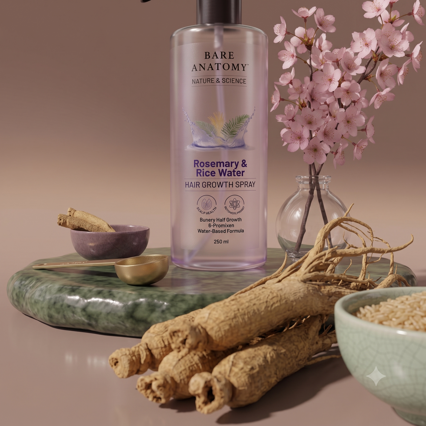 Rosemary & Ricewater Hair Growth Spray