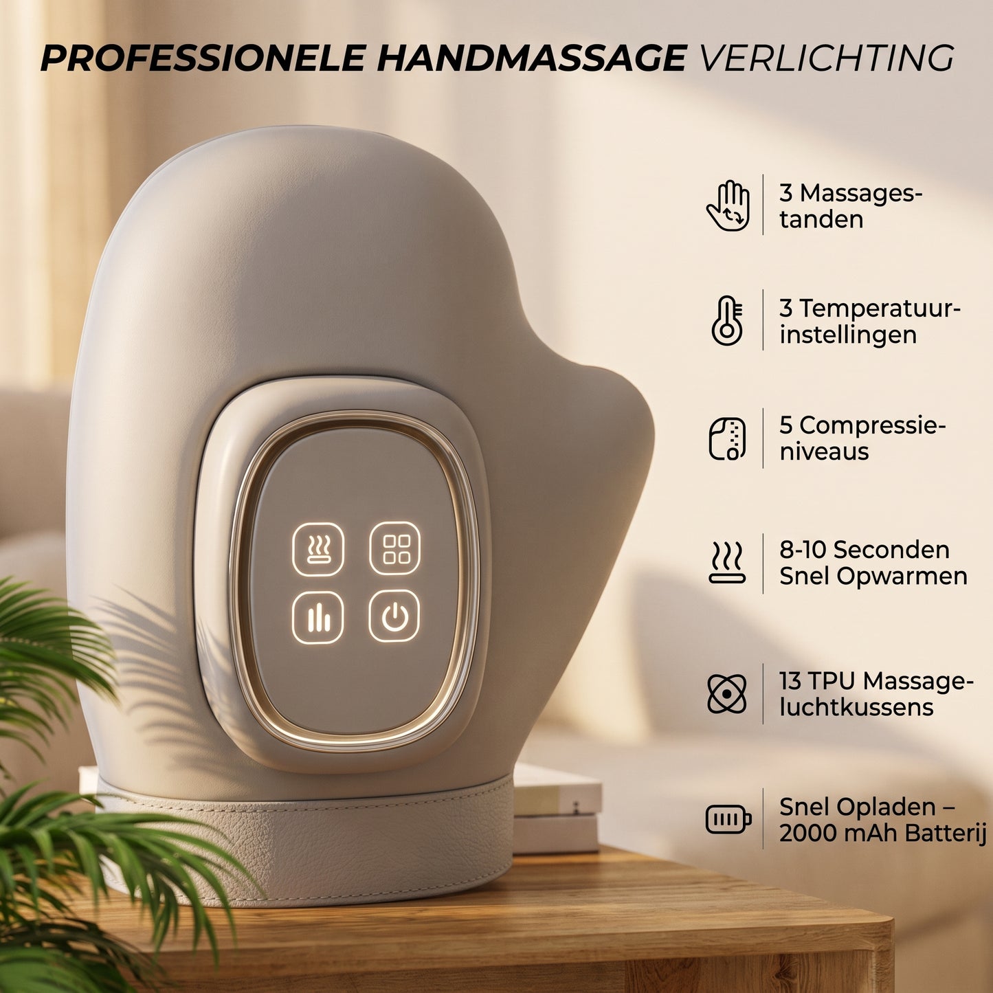 PijnVrij Hand™ — Therapeutisch Massagetoestel tegen Artrose & Stijfheid