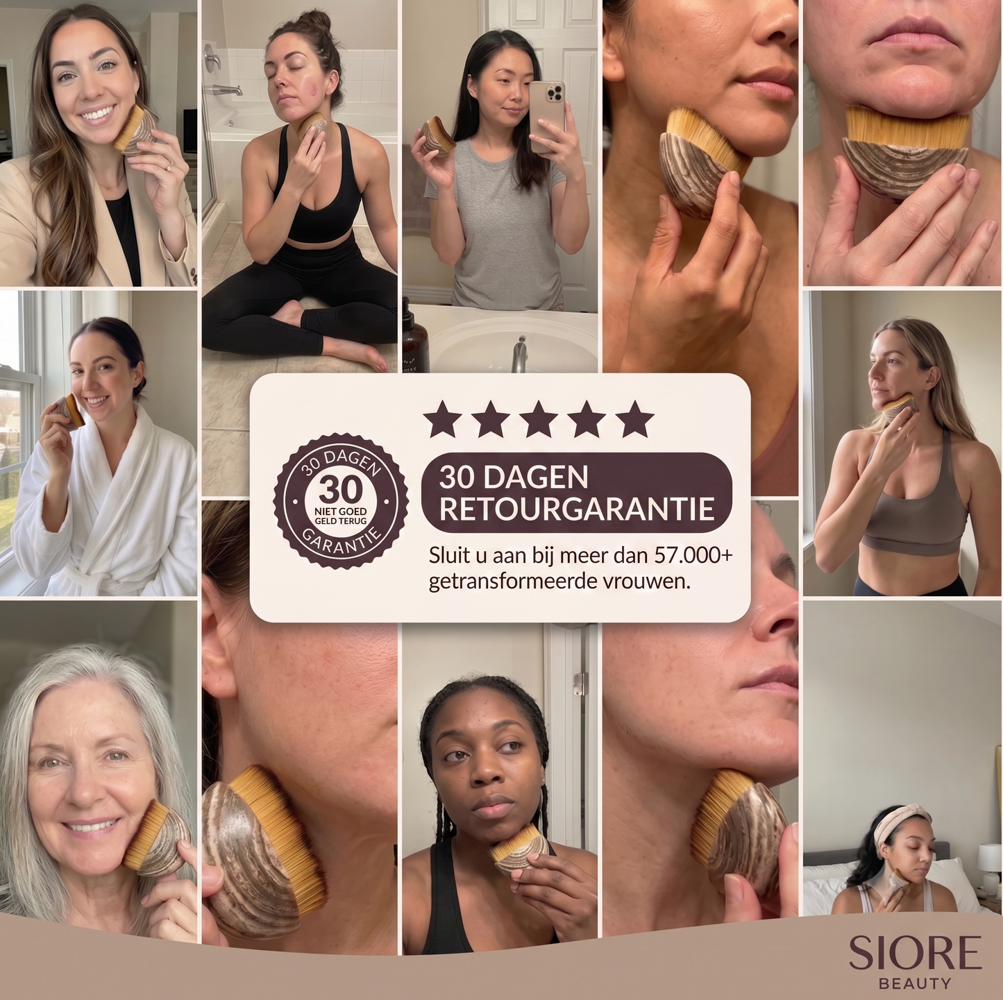 Sioré Anti-Aging Face Brush | Het 50+ Geheim Voor Een Strakke Kaaklijn