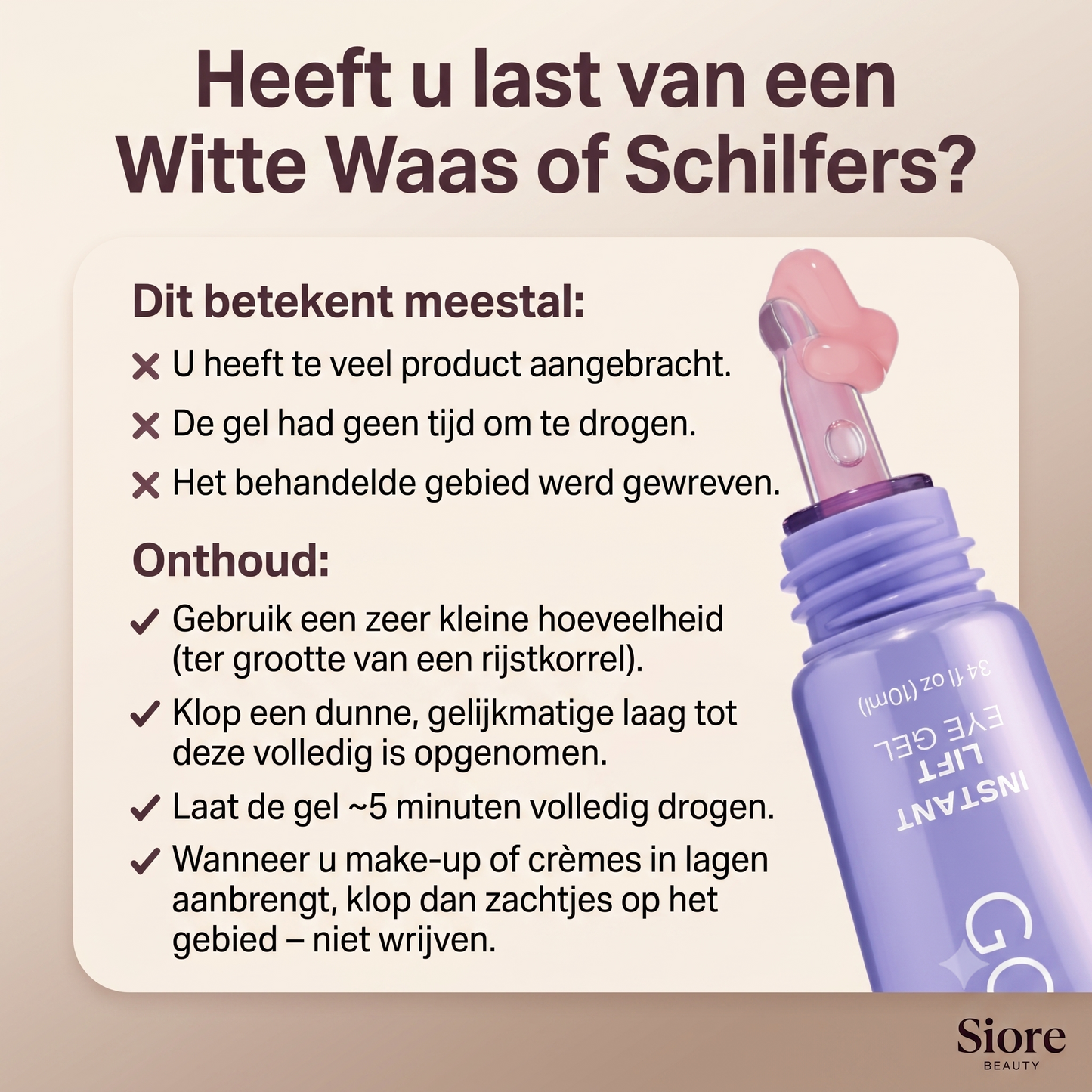 Sioré 5-Minute Eye Lift | Transformeer Je Blik Binnen 5 Minuten